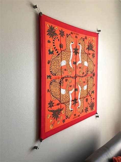 hermes scarf display system|hermes decoupage scarf 70.